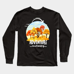 Adventure is my therapy Adventure Explore the world travel lover summer spring Long Sleeve T-Shirt